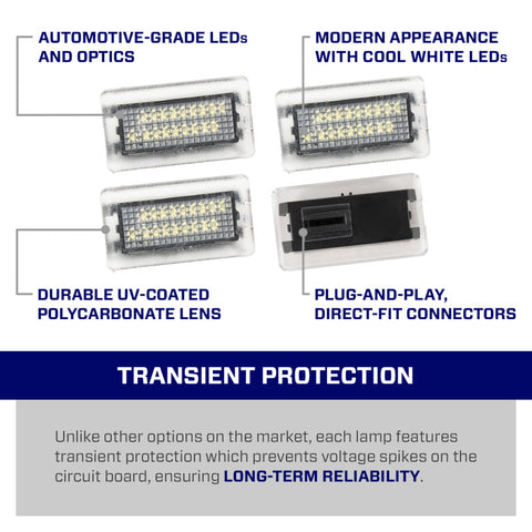 Form Lighting 2012 Tesla LED Door Lights (set) - FL0060