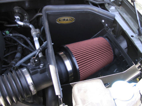 Airaid 04-13 Nissan Titan/Armada 5.6L CAD Intake System w/o Tube (Dry / Red Media) - 521-152