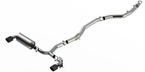 Borla 2020 Toyota Supra GR 3.0L I6 3in ATAK Catback Exhaust - Carbon Fiber Tips - 140826CFBA