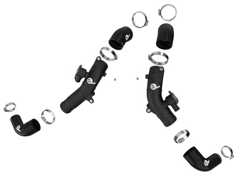aFe 2022 Toyota Tundra V6-3.5L (tt) BladeRunner 2.5in Aluminum Hot Charge Pipe - Black - 46-20568-B