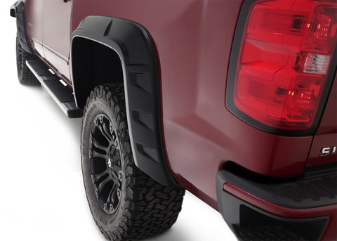 Bushwacker 2019 Chevrolet Silverado 1500 w/ 69.3in Fleetside Bed DRT Style Flares 4pc - Black - 40944-02
