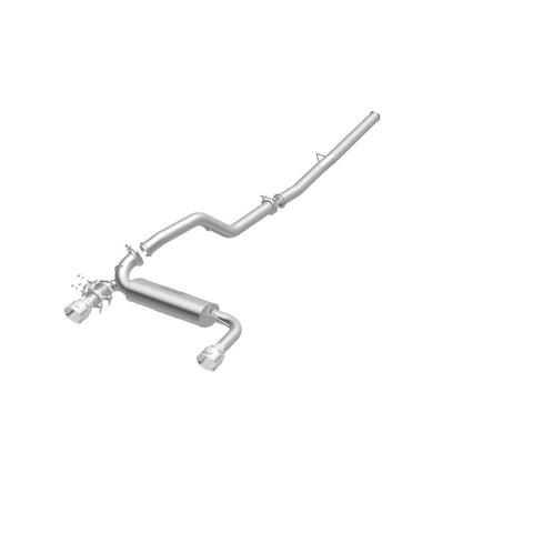 MagnaFlow Cat-Back 2016 Ford Focus RS 3in SS Dual Outlet 4.5in Polished Tips - 19281