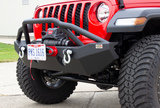 Fishbone Offroad 2018+ Jeep Wrangler JL - Black Aluminum Hawse Fairlead License Plate Mount - FB21098