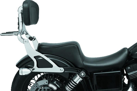 Kuryakyn Fixed Mounts Multi-Purpose Driver/Passenger Backrest 06-17 Dyna Models Chr (No Mount) - 7095