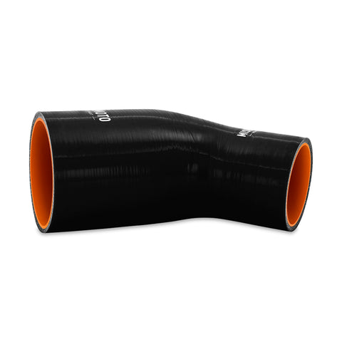 Mishimoto Silicone Reducer Coupler 45 Degree 2.25in to 3in - Black - MMCP-R45-22530BK