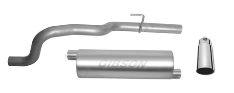 Gibson 02-04 Jeep Grand Cherokee Laredo 4.0L 2.5in Cat-Back Single Exhaust - Aluminized - 17805