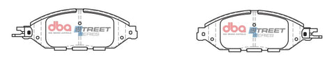 DBA 2013 Infiniti JX35 Street Series Front Brake Pads - DB2378SS