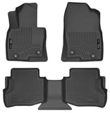 Husky Liners 2017 Mazda CX-9 WeatherBeater Floor Liner (Front and Second Rows) - Black - 95611