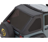 Bestop 07-18 Jeep Wrangler JK 4-Door Window Set (Black Diamond) - 58223-35