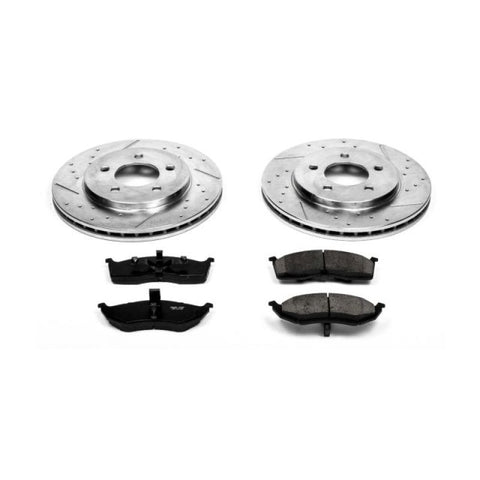 Power Stop 2000 Chrysler Grand Voyager Front Z23 Evolution Sport Brake Kit - K2140