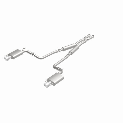 MagnaFlow 10-12 Cadillac CTS V6 3.0L (Exc AWD) Dual Split Rear Exit Stainless Cat Back Perf Exhaust - 15136