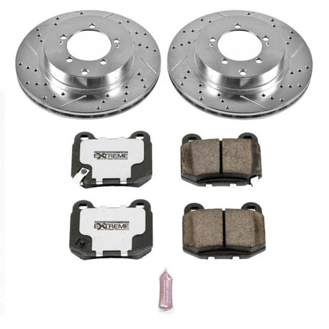 Power Stop 03-06 Mitsubishi Lancer Rear Z26 Street Warrior Brake Kit - K156-26
