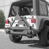 Rugged Ridge Tire Carrier XHD Rear Bumper 76-06 Jeep CJ / Jeep Wrangler - 11546.42