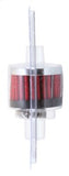 K&N Clamp On Rubber Base Crankcase Vent Filter 0.375in Flange ID x 2in OD x 1.5in Height - 62-1320
