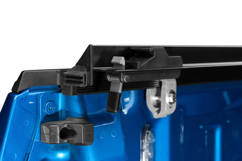 Lund 04-18 Ford F-150 (8ft. Bed) Genesis Roll Up Tonneau Cover - Black - 96074