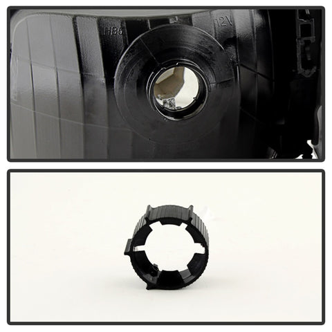 xTune Ford Ranger 93-97 Crystal Headlights w/ Corner Lights 4pcs Sets Black HD-JH-FR93-SET-BK - 9029363