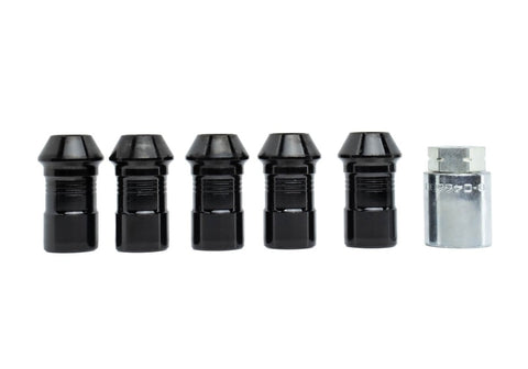 Ford Racing 2023+ Ford Bronco Raptor M14 x 1.5 Black Security Lug Nut Kit - Set of 5 - M-1A043-A5