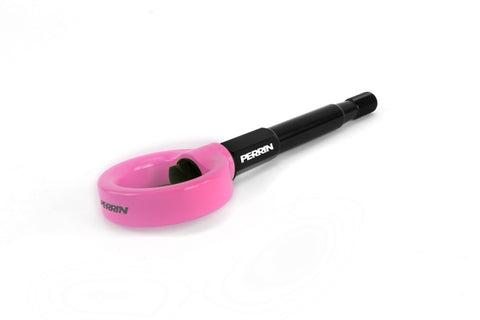 PERRIN 15-19 Subaru WRX/STI Tow Hook Kit (Rear) - Hyper Pink - PSP-BDY-252HP