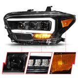 ANZO 2016-2017 Toyota Tacoma TRD LED Projector Headlights - 111500