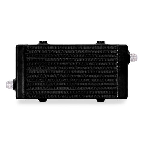 Mishimoto Universal Small Bar and Plate Cross Flow Black Oil Cooler - MMOC-SP-SBK