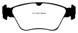 EBC 99-01 Mercedes-Benz C230 (W202) 2.3 Redstuff Front Brake Pads - DP31055C