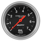 Autometer Sport-Comp 2 5/8in 7.0kg/cm2 Mechanical Oil Pressure Gauge - 3421-J