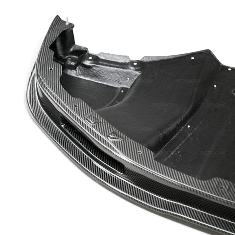 Seibon 12-13 Nissan GTR R35 VS-Style Carbon FIber Front Lip - FL1213NSGTR-VS