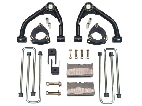 Tuff Country 07-18 Silverado 1500 2wd 4in Lft Kt (Alum/Stmpd 2 Pc Stl Up Cntrl Arm SX8000 Shocks) - 14157KN