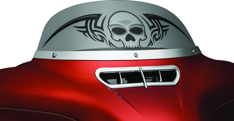 Kuryakyn Smooth Windshield Trim 14-Up Touring Chrome - 1387