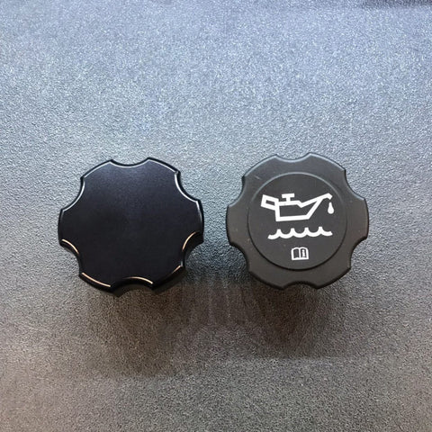 Wehrli 2001+ GM Duramax LB7/LLY/LBZ/LMM/LML/L5P Billet Oil Fill Cap - Black Anodized - WCF100443