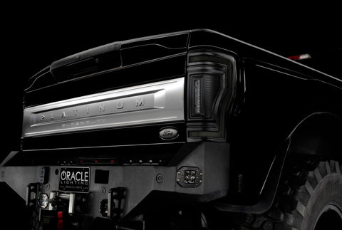 Oracle Lighting 17-22 Ford F-250/350 (Black Series) Flush Mount LED Tail Lights - 5896-504-T