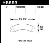Hawk 08-16 Ford E-450 Super Duty Super Duty Street Rear Brake Pads - HB893P.770