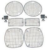 Rugged Ridge 97-06 Jeep Wrangler TJ Black Stone Guard Set - 11236.01