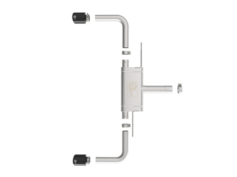 aFe MACHForce XP Exhausts Axle-Back 21-24 BMW 228i 2.0T (SS w/ Black Tips) - 49-36355-B