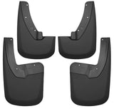 Husky Liners 09-17 Dodge Ram 1500/2500 Both w/ OE Fender Flares Front and Rear Mud Guards - Black - 58186