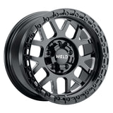 Weld Off-Road W105 17X9.0 Cinch 6X135 6X139.7 ET00 BS5.00 Gloss Black MIL 106.1 - W10579098500