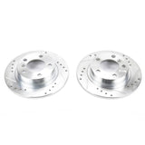 Power Stop 11-16 Mini Cooper Countryman Rear Evolution Drilled & Slotted Rotors - Pair - EBR1412XPR