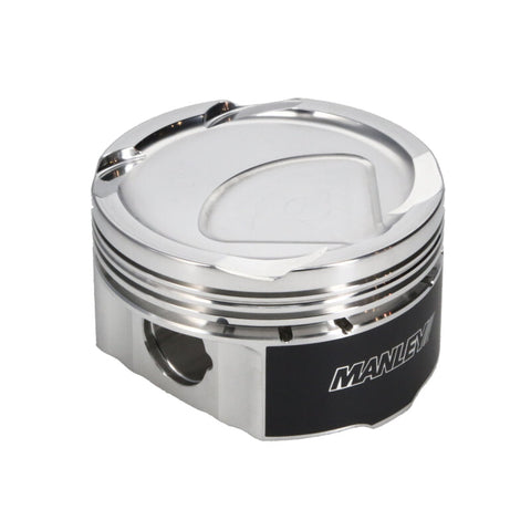 Manley 2013+ Subaru BRZ 86.50mm +.5mm Bore -11.4cc Dish 10.0:1 CR Platinum Series Piston Set - 632605C-4
