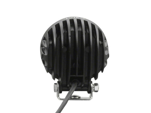 Raxiom Axial 3-In 4-LED Yellow Beam Round Light Flood Beam Universal (Some Adaptation Required) - J109482