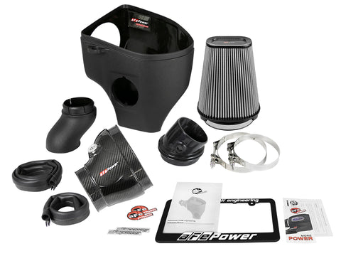 aFe Magnum Force Stage-2 Track Series Carbon Fiber AIS w/Pro Dry S Media-18 Dodge Challenger V8-6.2L - 57-10001D