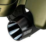 Vance & Hines 17-23 Harley Touring Models Blackbird 450 Slip-Ons - Black Contrast Finish End Caps - 46792