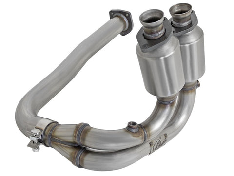 aFe Power Direct Fit Catalytic Converter Replacements Front 00-03 Jeep Wrangler (TJ) I6-4.0L - 47-48001