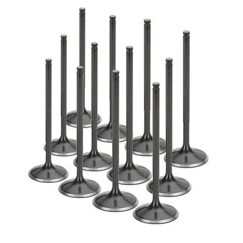 Supertech Honda NSX 36x5.48x112.15mm SS Blk Nitrided Intake Racing Valve - Set of 12 - HIVN-NSX-1-12