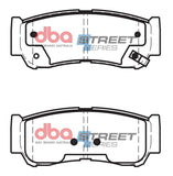 DBA 07-09 Hyundai Santa Fe Rear Street Series Brake Pads - DB2035SS