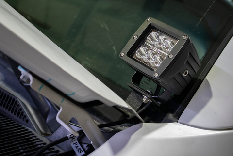 Fishbone Offroad 05-15 Toyota Tacoma Ditch Light Brackets - FB21355