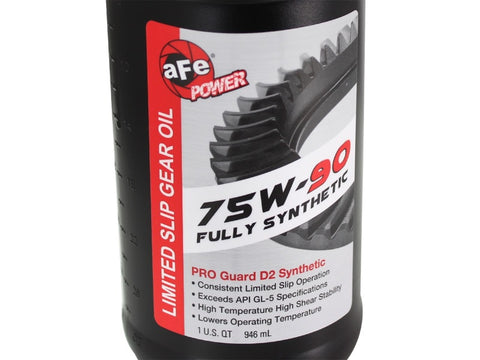 aFe Power Rear Differential Cover (Machined Black) 15-17 GMC Canyon 12 Bolt Axles w/ Gear Oil - 46-70302-WL