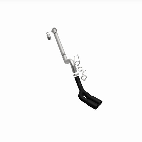 MagnaFlow 08-18 Ford F-250/F-350/F-450 4.6L/6.7 DPF-Back Black 4in Dual Single Rear Exit - 17068