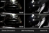 Diode Dynamics 94-04 d Mustang Interior LED Kit Cool White Stage 1 - DD0605