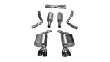 Corsa 2015-2016 Dodge Challenger Xtreme Cat-Back Dual Rear Exit with Twin 3.5in Black Pro-SeriesTips - 14985BLK