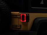 Raxiom 07-18 Jeep Wrangler JK Axial Series Carver LED Tail Lights- Blk Housing (Smoked Lens) - J164241
